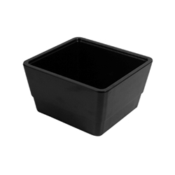 Black Melamine Crock w/SF 162x173x100mm 1.7L